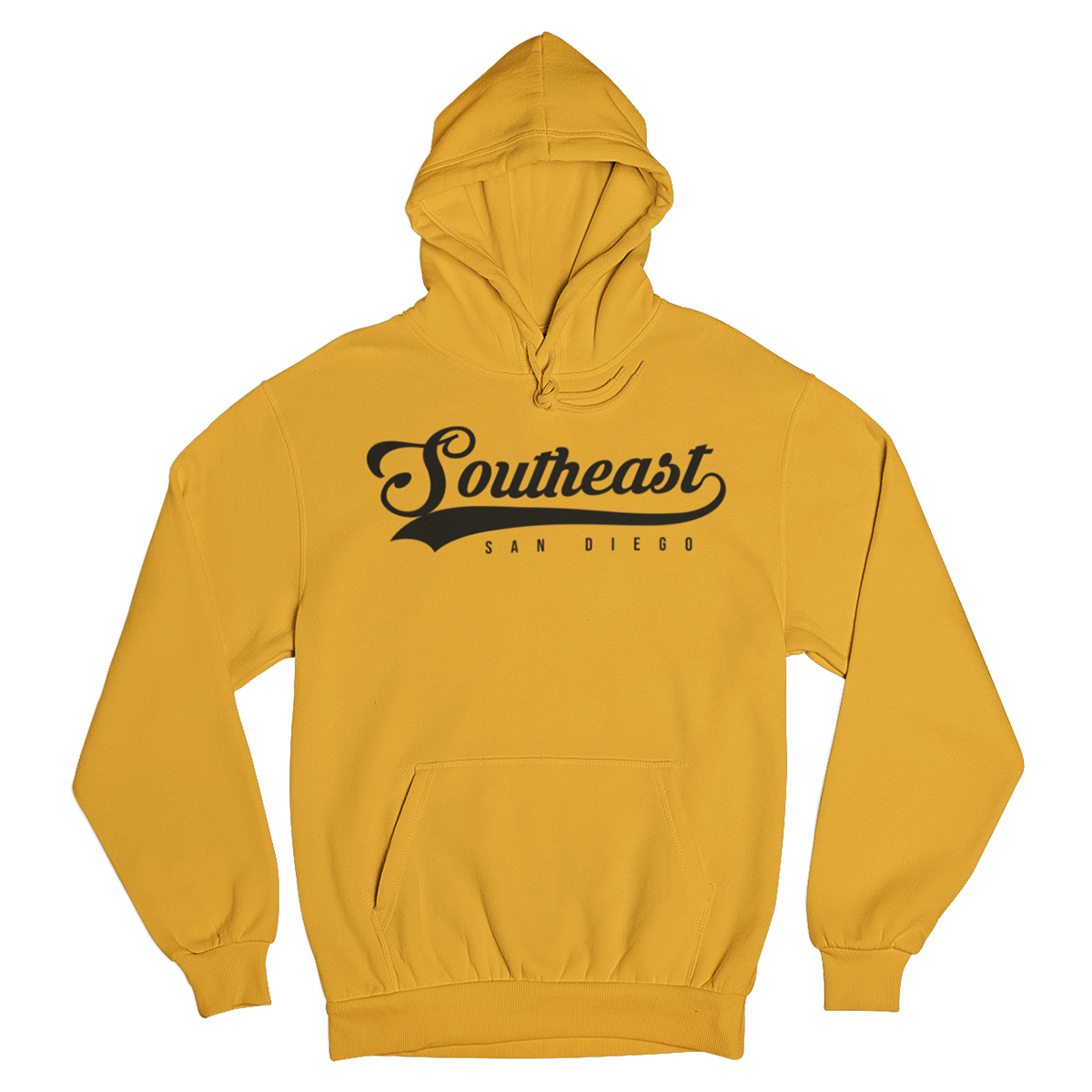 Southeast San Diego Hoodie - Gold/Black – Southeast Statement Clothing