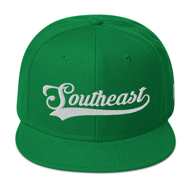 Southeast Snapback - Green/White